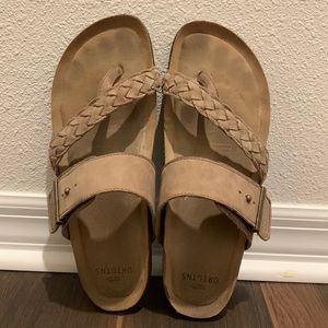 Earth Origins Braided Leather Sandals